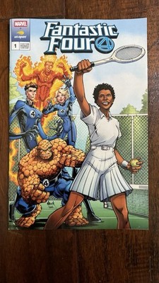 US Open Tennis 2025 Marvel Fantastic Four Comic Book A Gibson Limited Edition