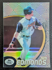 JIM EDMONDS 1998 Topps Tek #20 Pattern 36 LOS ANGELES ANGELS