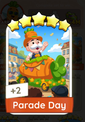 MONO-POLY  Parade Day 5 Star Sticker