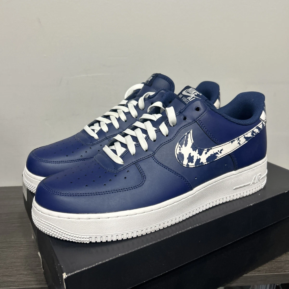 Nike Air Force 1 Low Camo Swoosh - Blue Void for Sale