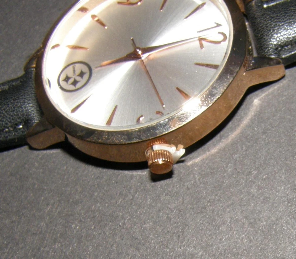 NUEVO EN CAJA Fútbol PITTSBURGH STEELERS Reloj y Cartera Clutch Transparente Lote de 2 Piezas SPARO Foto 4 de 4