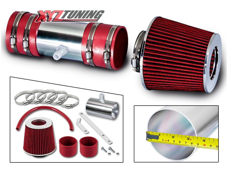 Rojo Corto RAM Aire Admisión Kit + Filtro Para 09-11 Traverse 3.6L V6