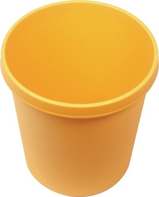 helit Gross Papierkorb 30 Liter PE gelb