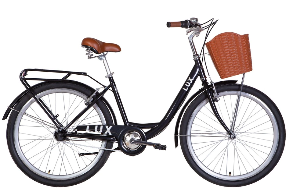 Fahrrad Trekking City Damen 26" Stadt Gepäckträger Aluminium Schwarz RH 43 cm