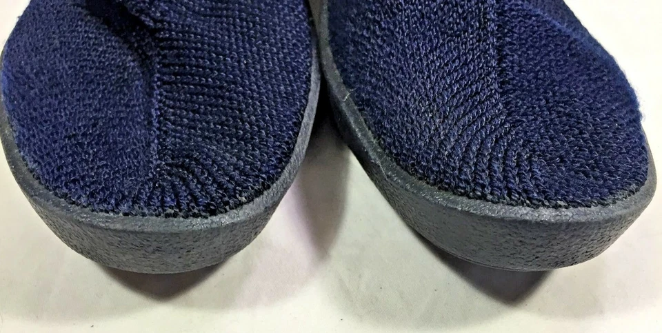 Arcopedico Elio Parodi Tejido Azul Marino Zapatos Elásticos Sin Cordones Hombres 7 Mujeres 9 Foto 2 de 4
