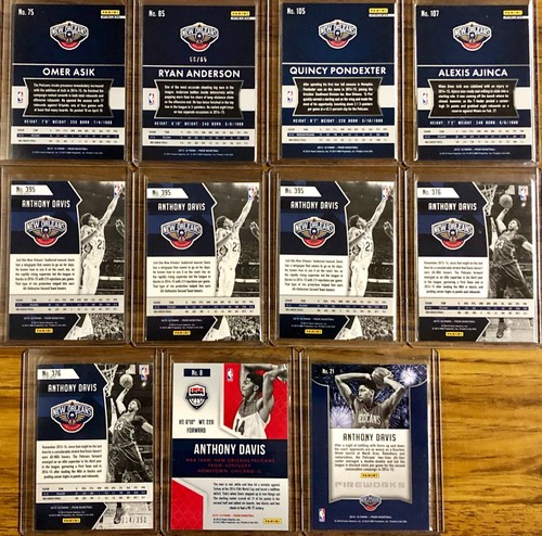 New Orleans Pelicans 11 Card Lot - Picture 2 of 2