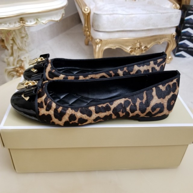 michael kors animal print flats