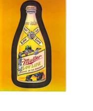 2014 Wacky Packages Gold Chrome Refractor Muller Low Life 07/25