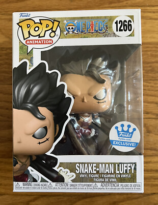 Funko Pop Animation One Piece Funko Exclusive Metallic Snake-Man Luffy #1266 New
