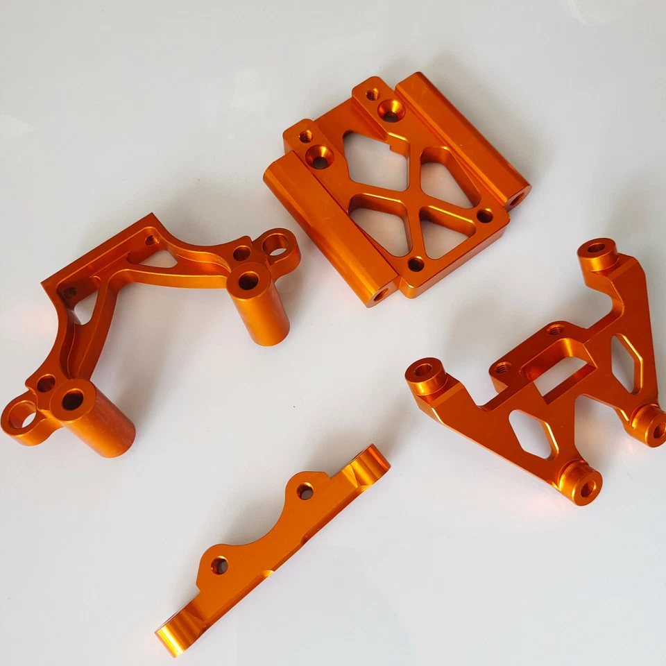 Alloy Front Bulkhead Front Bulk Set for 95010 Baja 5b Rovan HPI KM 1/5 rc car - Image 2 of 4