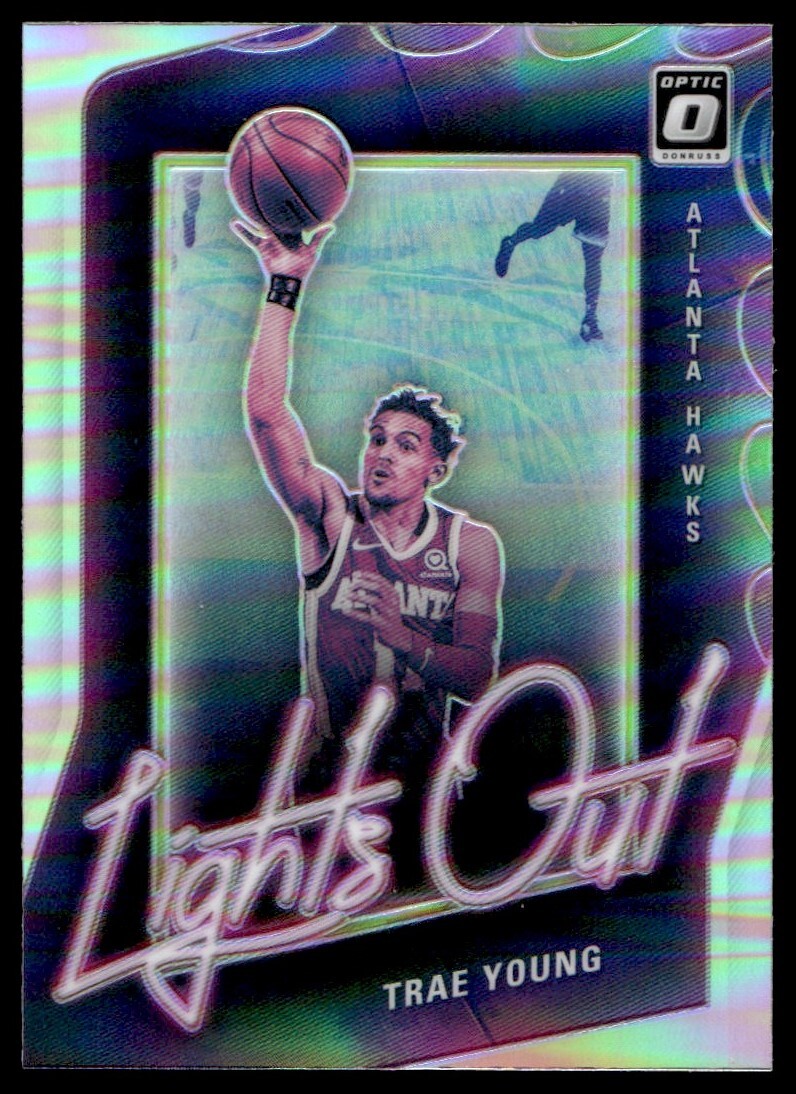2020-21 Donruss Optic Lights Out Holo Trae Young G98 Atlanta Hawks #4