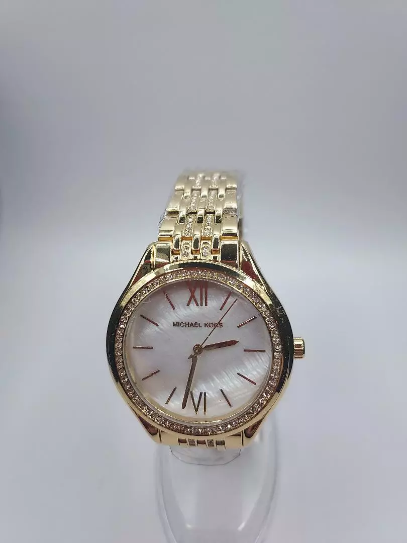 3 tone michael kors cheap watch