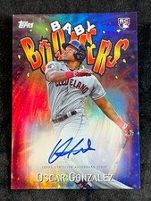 2023 Topps FOIL REFRACTOR Baby Boomers ROOKIE AUTO Oscar Gonzalez item 14
