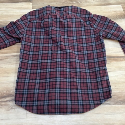Abercrombie & Fitch Flannel Shirt Mens Small Plaid Soft A&F 100% Cotton - Picture 9 of 9