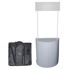 Messetresen, Verkaufstresen, Promotionstand,Stand mit Schild,Messetheken Round