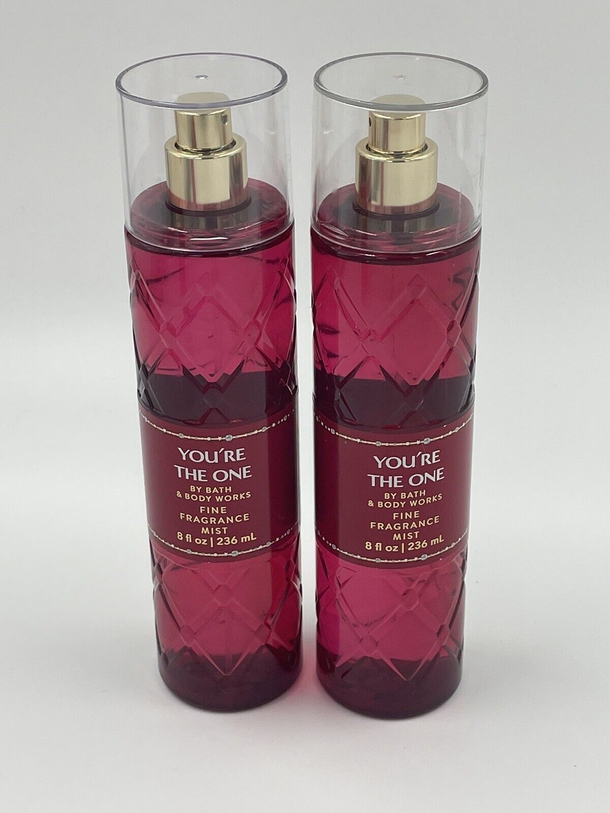 YOU'RE THE ONE Bath and Body Works Fine Fragrance Body Mist 8 Oz Lot of 2