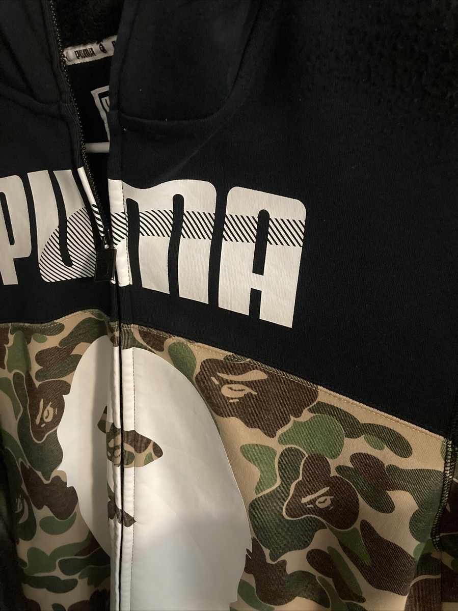 Bape x Puma Collaboration Shark Hoodie Rare Find Bathing Ape Bape x Puma Collaboration Shark Hoodie Rare Find Bathing Ape