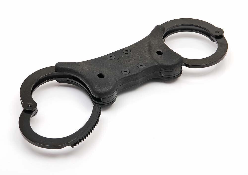 Alcyon Rigid Black Double Lock Security Military Police Speedcuffs Handcuffs eBay