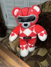 Red Mighty Morphin Power Ranger BAB Bear Plush