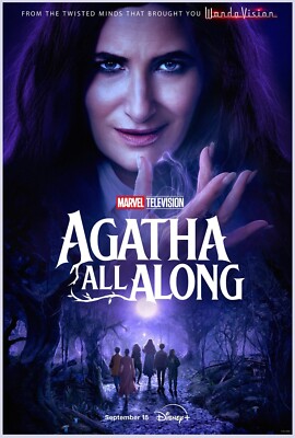 Agatha All Along MARVEL 27x40 1-Sheet DS Movie Poster Double sided WANDAVISION 