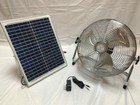 14" Mobile Solar Charging Fan & AC input NEW!