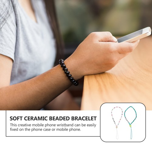 Set of 2 Handy Rutschfestes Armband Fräulein Telefon Charme Lanyard - Zdjęcie 7 z 12