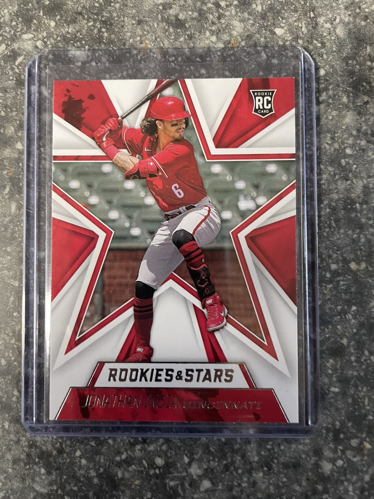 2021 Chronicles Jonathan India Rookies and Stars RC Base #3 Reds