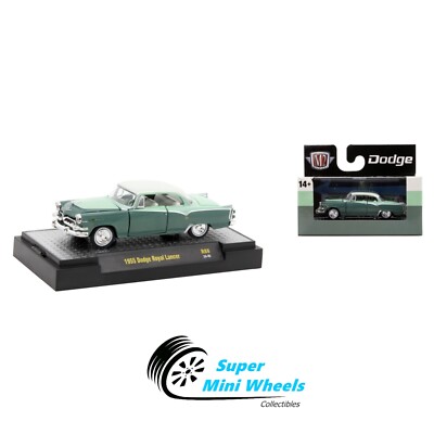 M2 Machines 1:64 ​​1955 Dodge Royal Lancer Green R88 24-40 | eBay