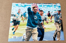 MIKE MCDANIEL MIAMI DOLPHINS HEAD COACH SIGNED 8X10 PHOTO PSA/DNA COA #6