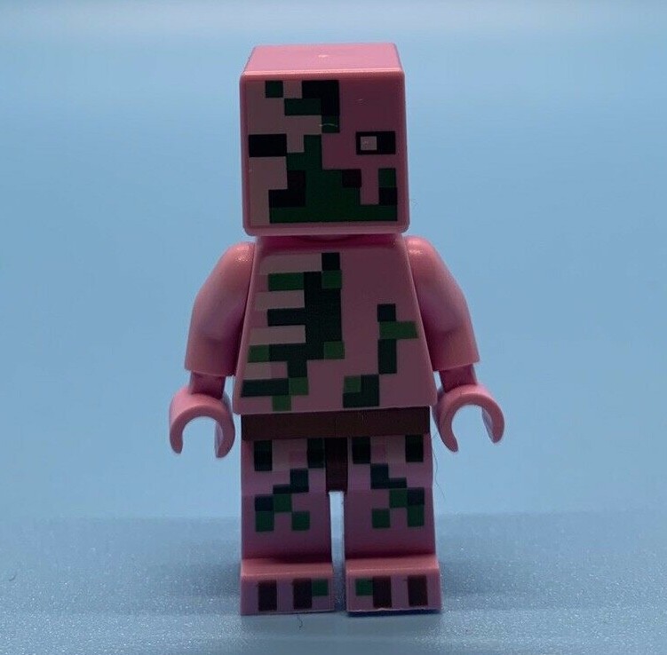 Lego Minecraft Zombie Pigman Minifigure min021 Set 21130