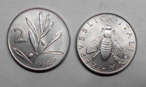 REPUBBLICA ITALIANA 1 + 2 Lire dal 1946 al 2001 FDC (UNC) / PROOF - Foto 83 di 127