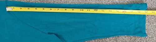 Karen Scott Womens Teal 3/4 Sleeve Henley Shirt Size L Cotton Comfortable Casual - Bild 7 von 7