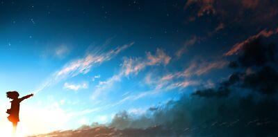 Anime sky clouds  Custom Playmat Mat Pad