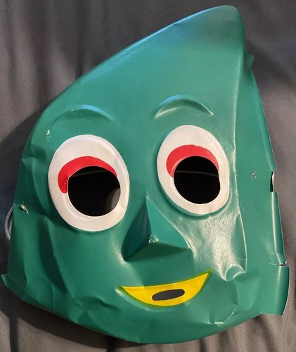 GUMBY Halloween Máscara Facial Disfraz Cosplay Accesorio TV Dibujos Animados Personaje De Colección - Imagen 2 de 12
