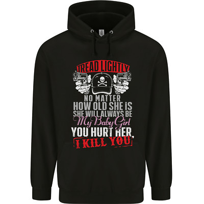 Tread Lightly Protective Dad Vatertag Herren 80% Baumwolle Hoodie