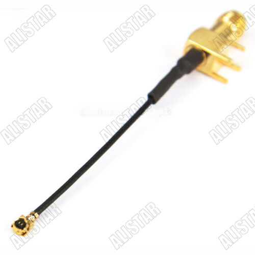 10x SMA Female Right Angle PCB to U.fl/IPX Extension Antenna WiFi 1.13mm Cable - Picture 3 of 6