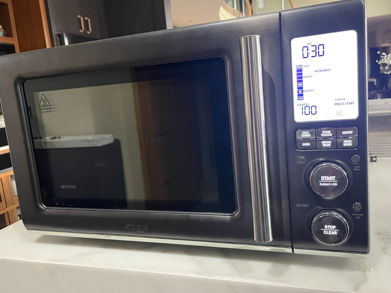 Sage Combi Wave 3in1 Air Fryer, Convection Oven & Microwave. SMO870