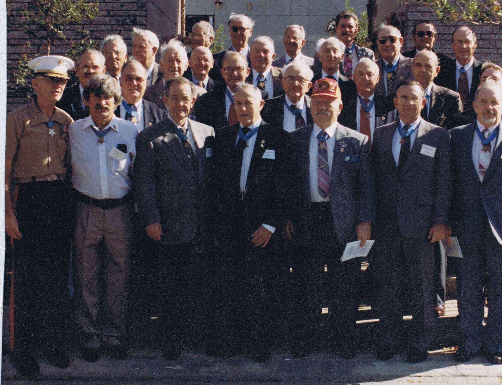 Colonel James E. Swett, MOH USMC Autographed 8x10 Photo WWII ACE with