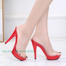 Stripper Women Party Wedding Club Sandals Shoes High Heels Summer Waterproof