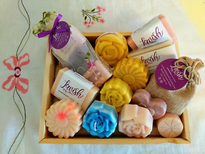 Handmade Soap and Candles Gift Box