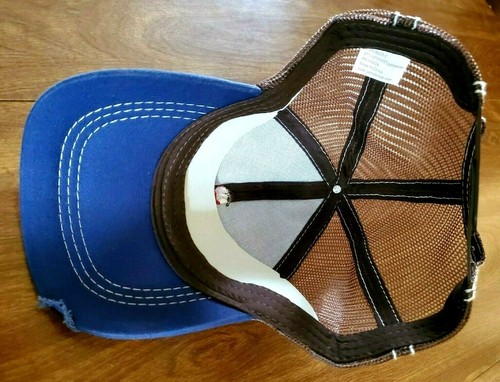 Gorra de béisbol ajustable azul y marrón ANGRY HARD HARD CIDER - Imagen 12 de 12