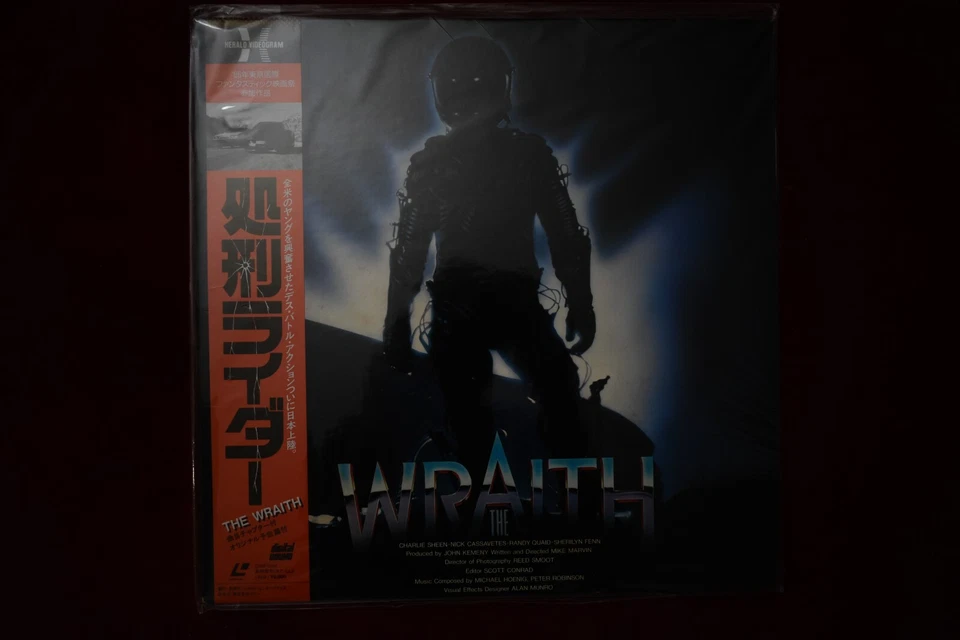 The Wraith 1986 Laserdisc LD Charlie Sheen Japan car photo W/ Obi Rare - Imagem 3 de 3