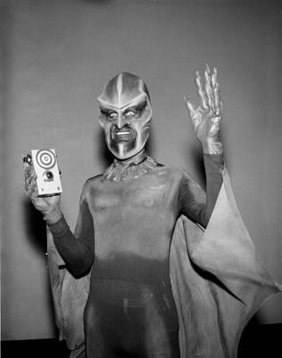 THE OUTER LIMITS Old TV photo Nightmare 1963 John Anderson As Ebonite Alien 5