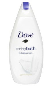 dove bath cream