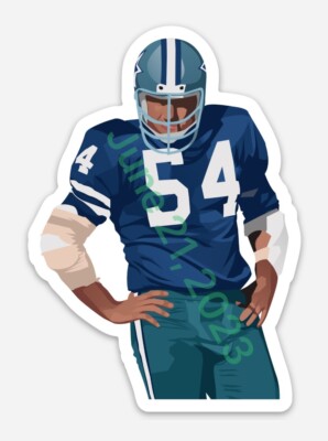 Chuck Howley ~Magnet Dallas Cowboys  Limited Edition #1 Vector NFL
