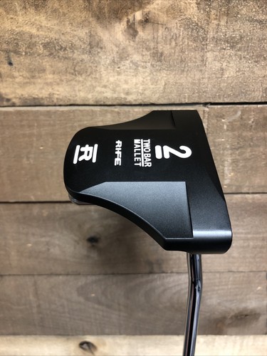DEMO RH Rife Golf Heel Shaft Black Two Bar Mallet Putter 34 Inches 1197-B9KD - Picture 3 of 12