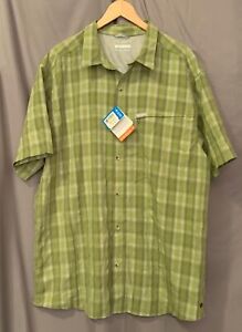 Blue/Green/Grey/Red Men's Sizes S-XXL Columbia Under Exposure SS Shirt NEW 