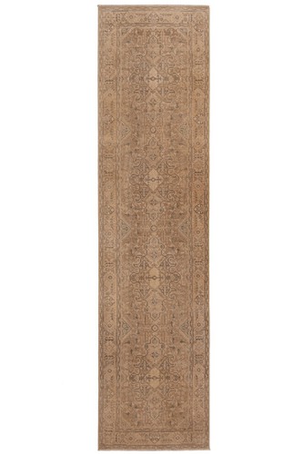 A SOLID PERSIAN SENNEH SANANDAJ RUNNER (320 X 80 CM) - Rug Mart Australia