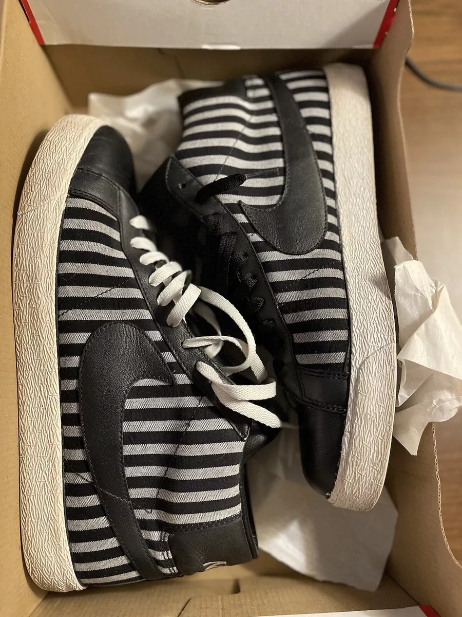 NIKE BLAZER SB PREMIUM PINSTRIPE BEETLEJUICE Sz12 Supreme Off