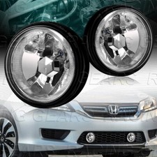 3.5 Round Chrome Housing Clear Lens Fog Driving Lights Lampsswitch Universal 3.5 Round Chrome Housing Clear Lens Fog Driving Lights Lampsswitch Universal